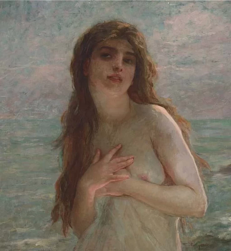 Una fanciulla sulla riva